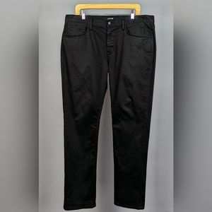 Joe's Jeans Gianni Brixton Straight + Narrow Twill Pants Black Mens Sz 38